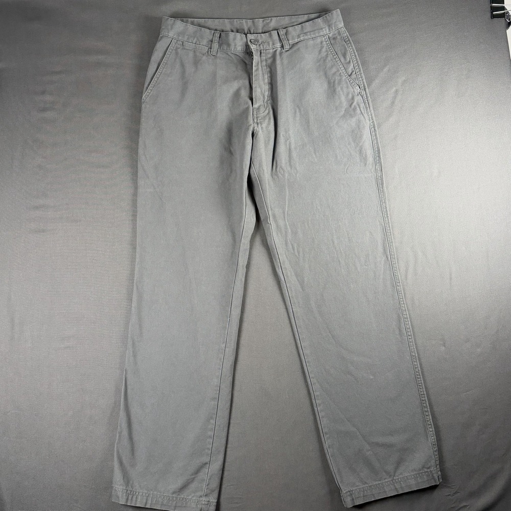 Patagonia Pants Men's Gray Flat Front 34x31 Outdoors Hiking Utility Workwear